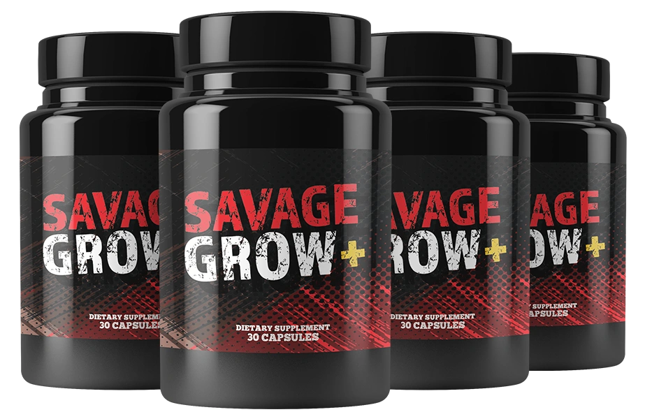Savage Grow Plus 4 bottles